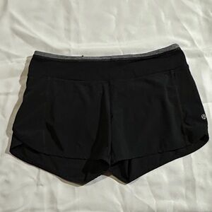 Black Women's Lululemon Athletic Shorts